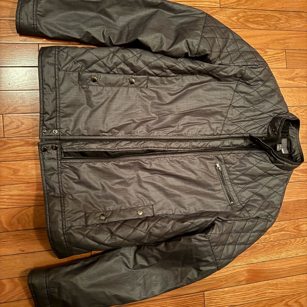 H&M Men's Quilted Black Jacket